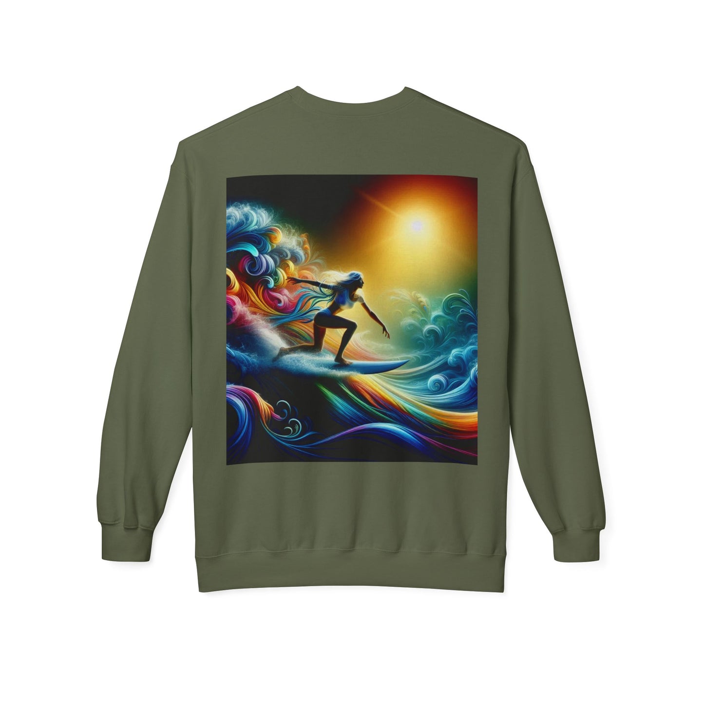 Juicy Clams Unisex Midweight Fleece Crewneck Sweatshirt (D025)