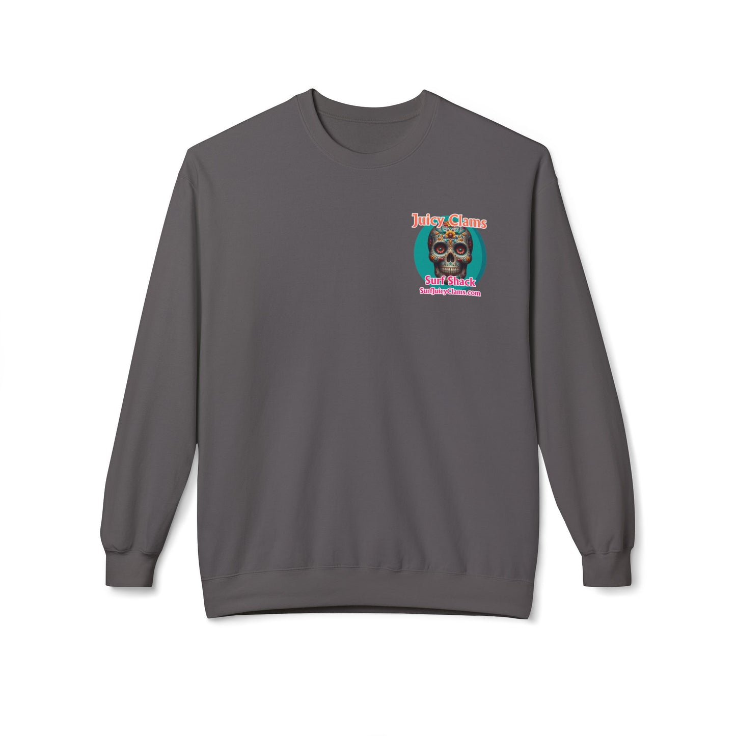 Juicy Clams Unisex Midweight Fleece Crewneck Sweatshirt (L022)