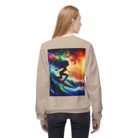 Juicy Clams Unisex Midweight Fleece Crewneck Sweatshirt (D039)