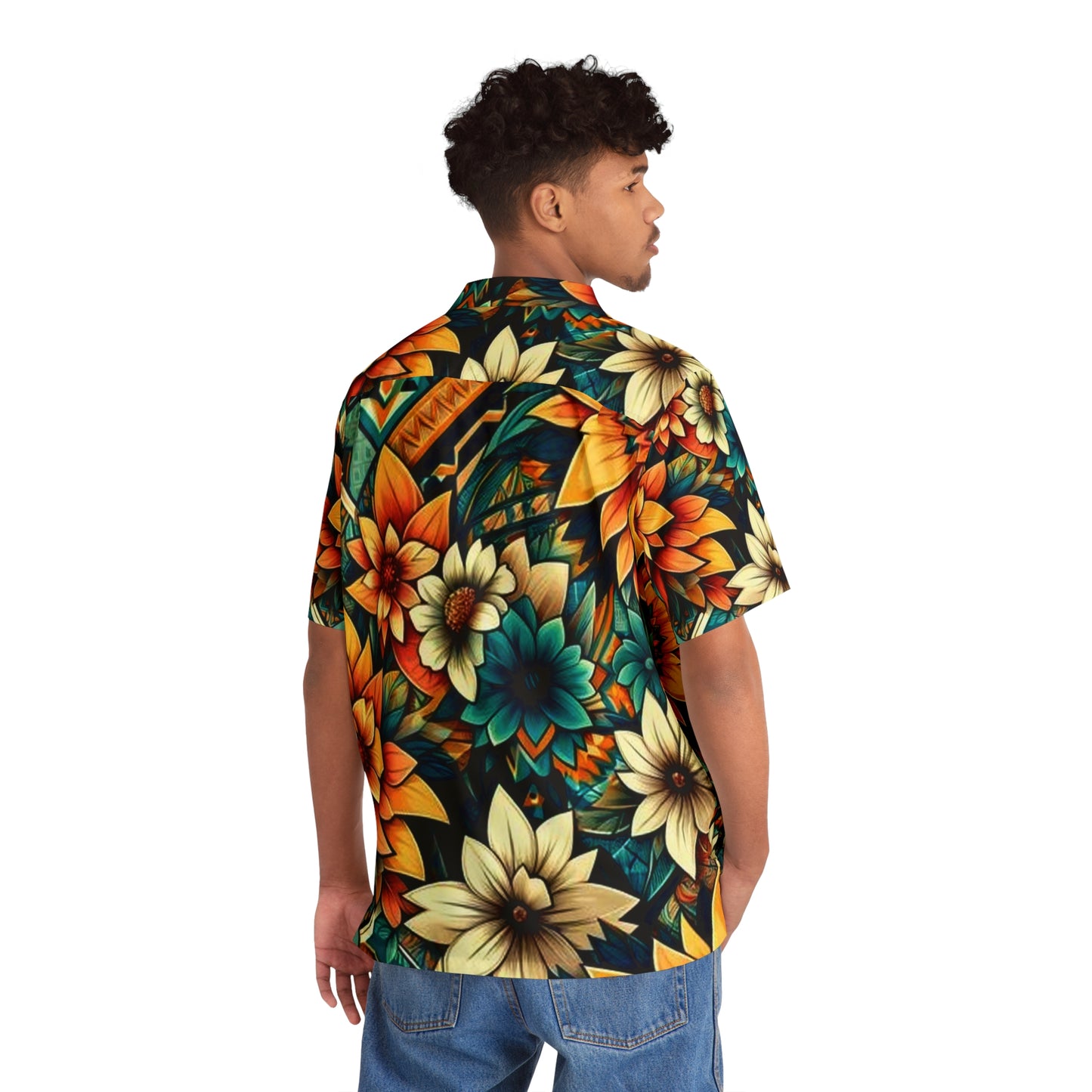 Juicy Clams Men's Hawaiian Shirt (1023)