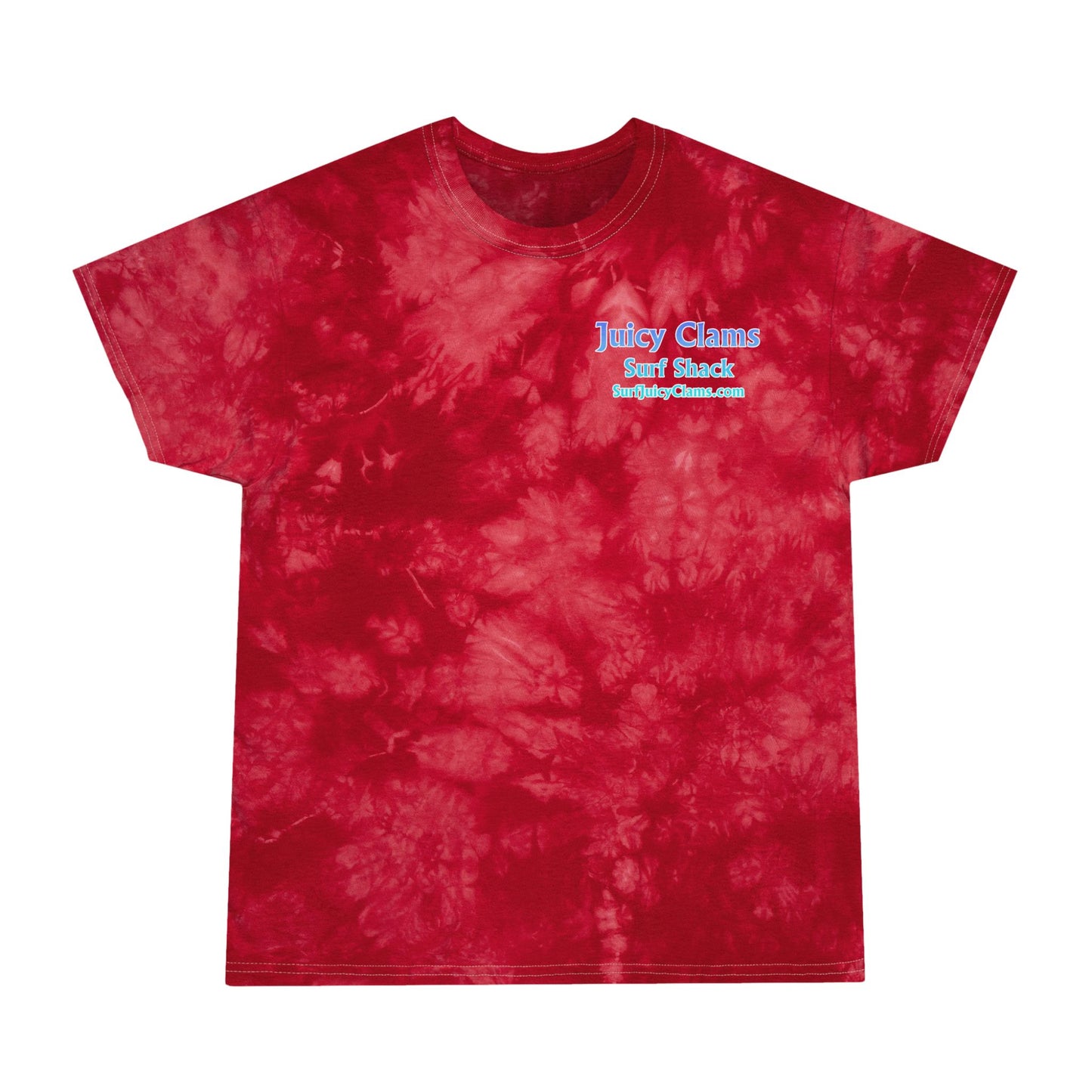 Juicy Clams Unisex Logo Crystal Tie-Dye T-Shirt (A201)