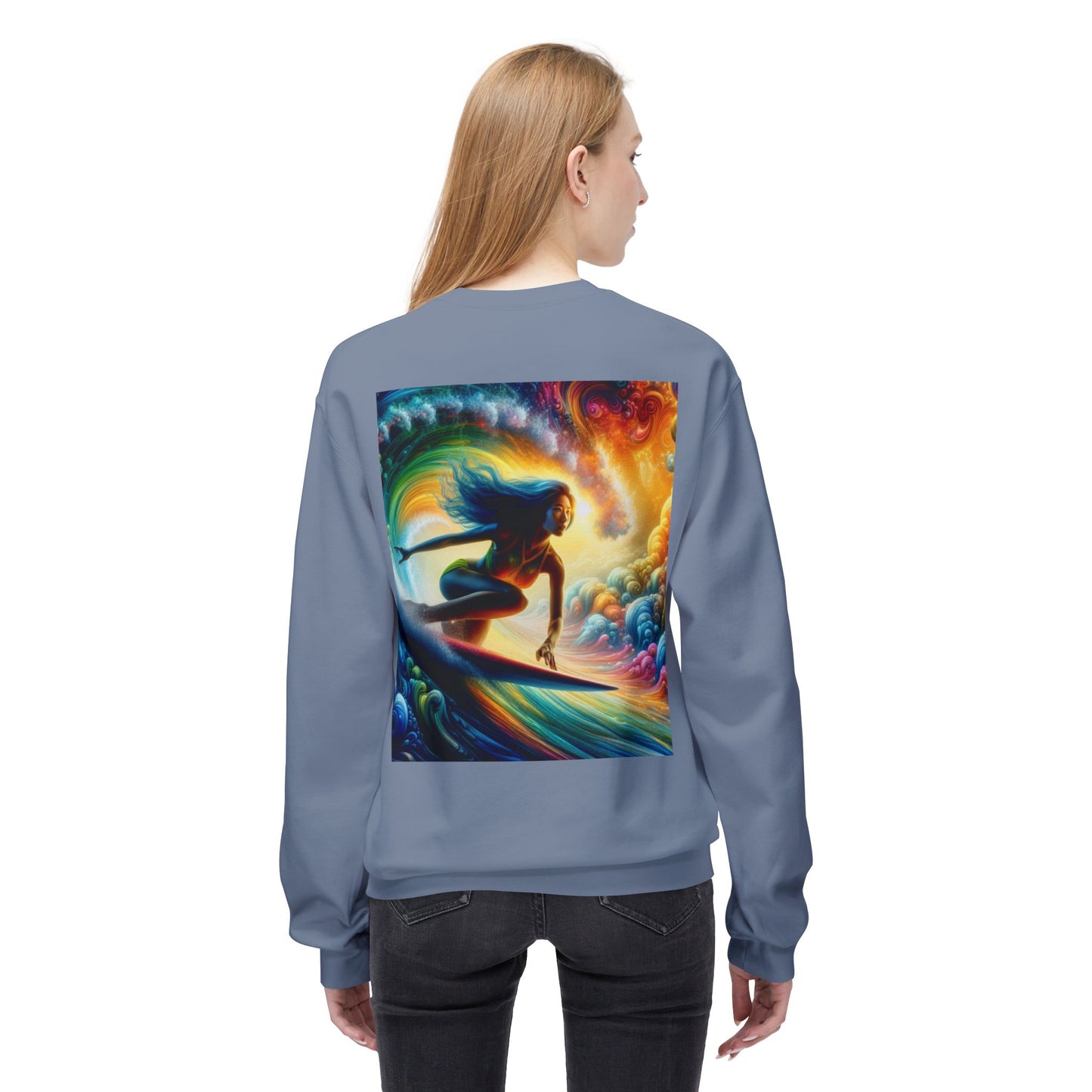 Juicy Clams Unisex Midweight Fleece Crewneck Sweatshirt (D021)