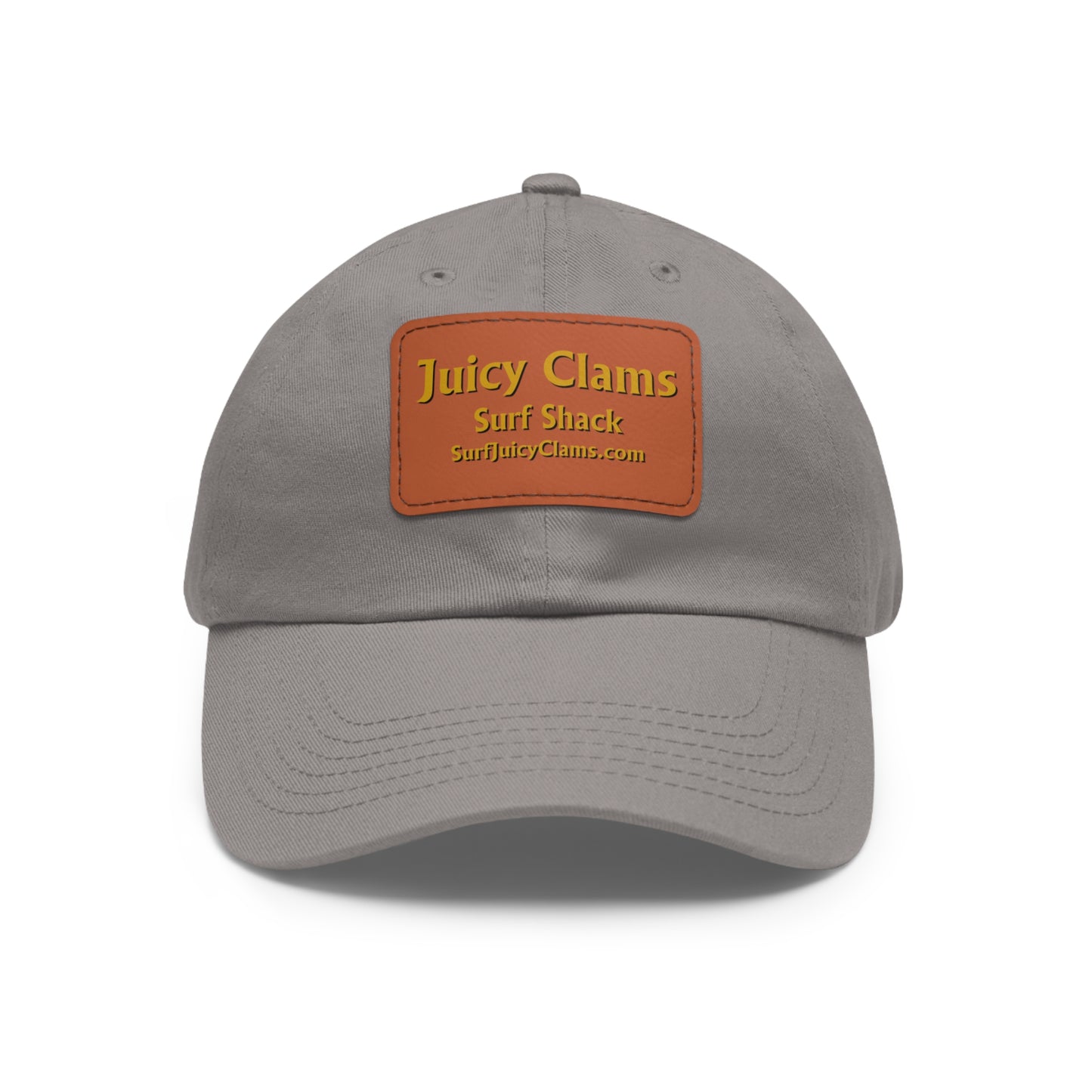 Juicy Clams Ball Cap with Light Brown Patch