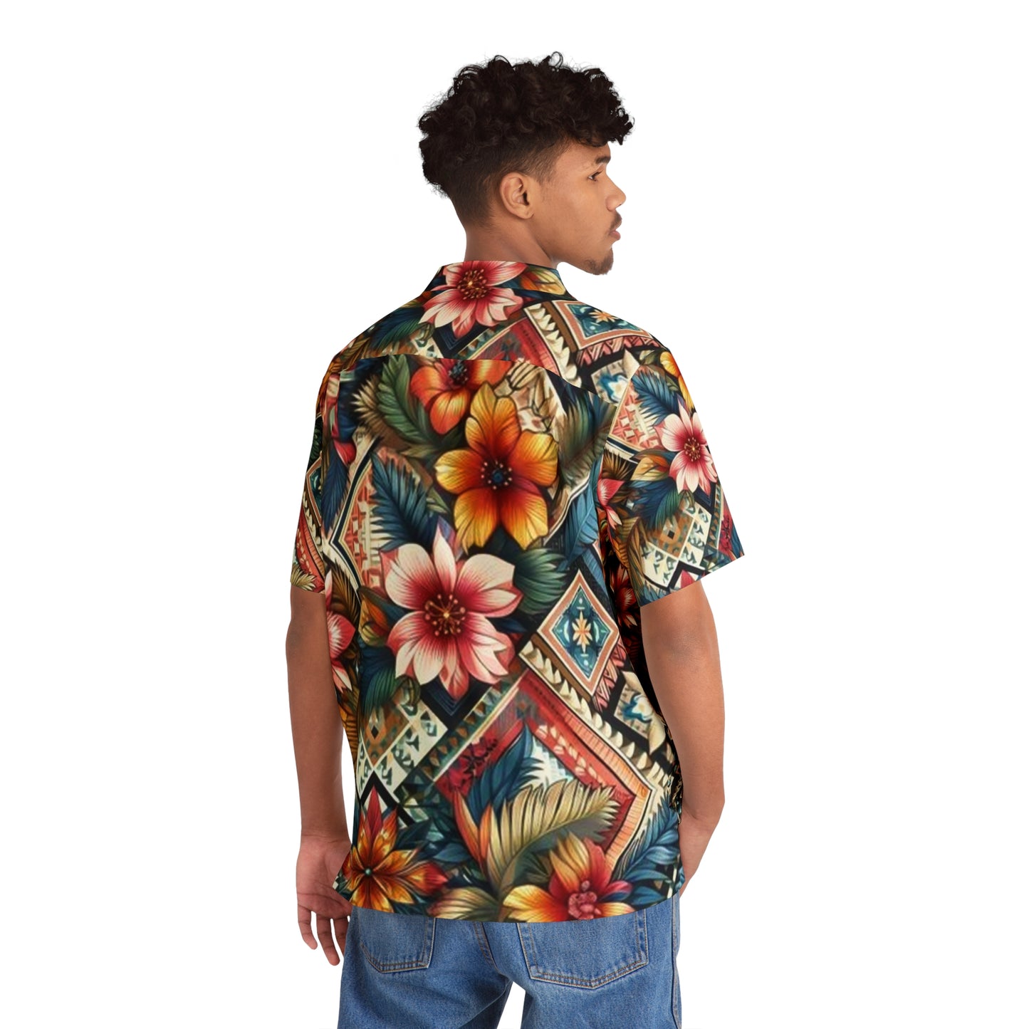 Juicy Clams Men's Hawaiian Shirt (1148)