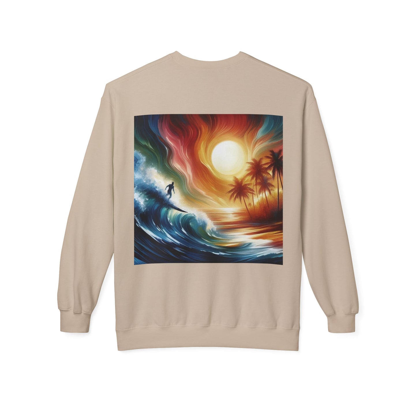 Juicy Clams Unisex Midweight Fleece Crewneck Sweatshirt (V036)