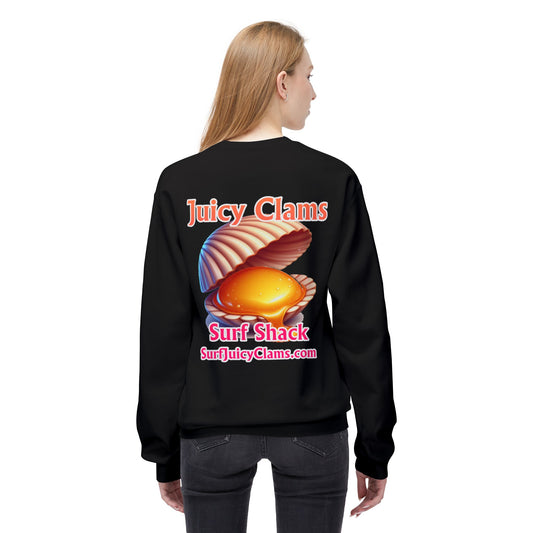 Juicy Clams Unisex Midweight Fleece Crewneck Sweatshirt (L025)