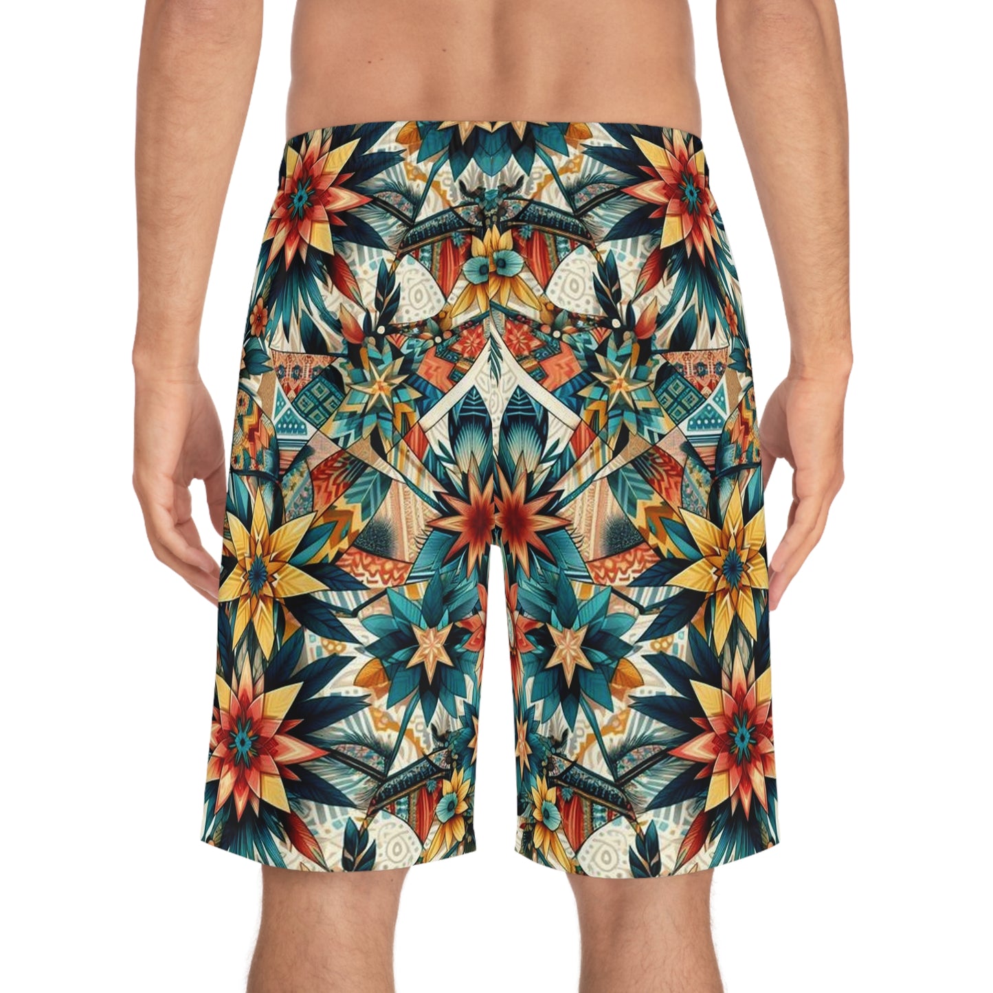 Juicy Clams Men's Board Shorts (H055)