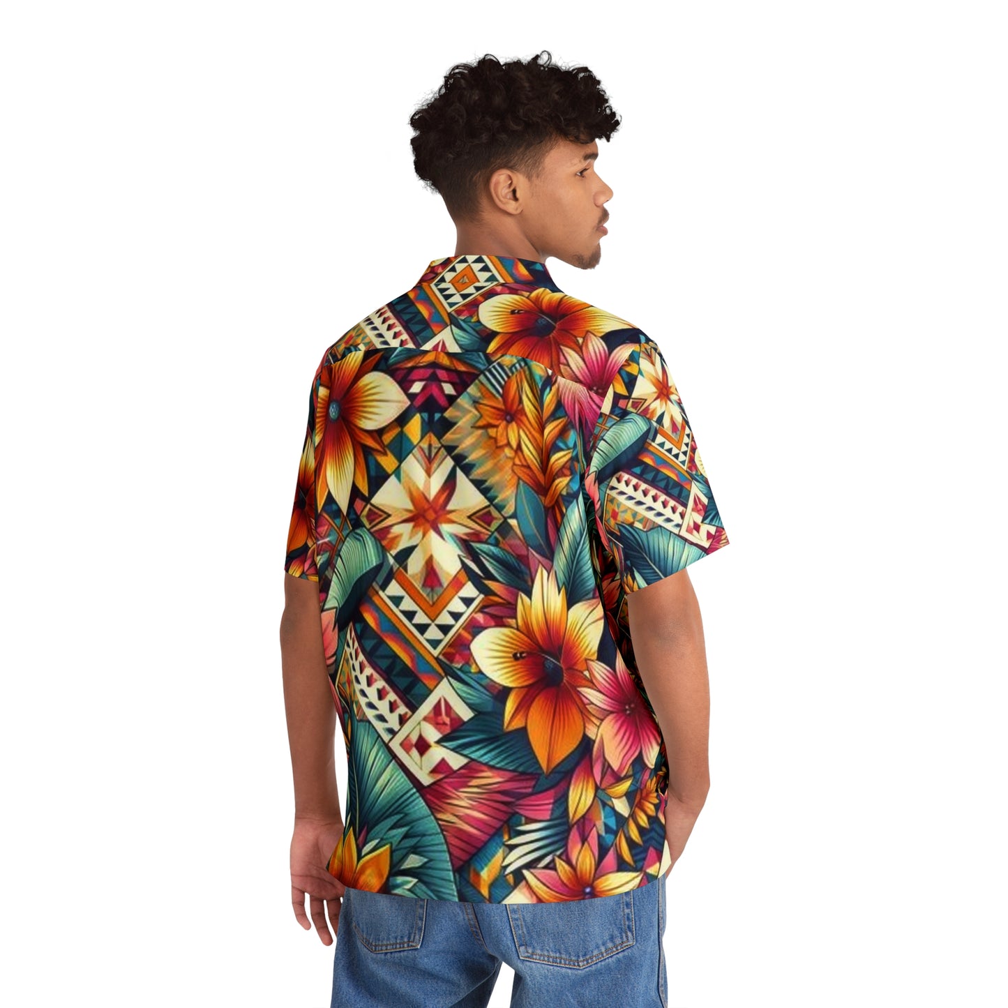 Juicy Clams Men's Hawaiian Shirt (1035)