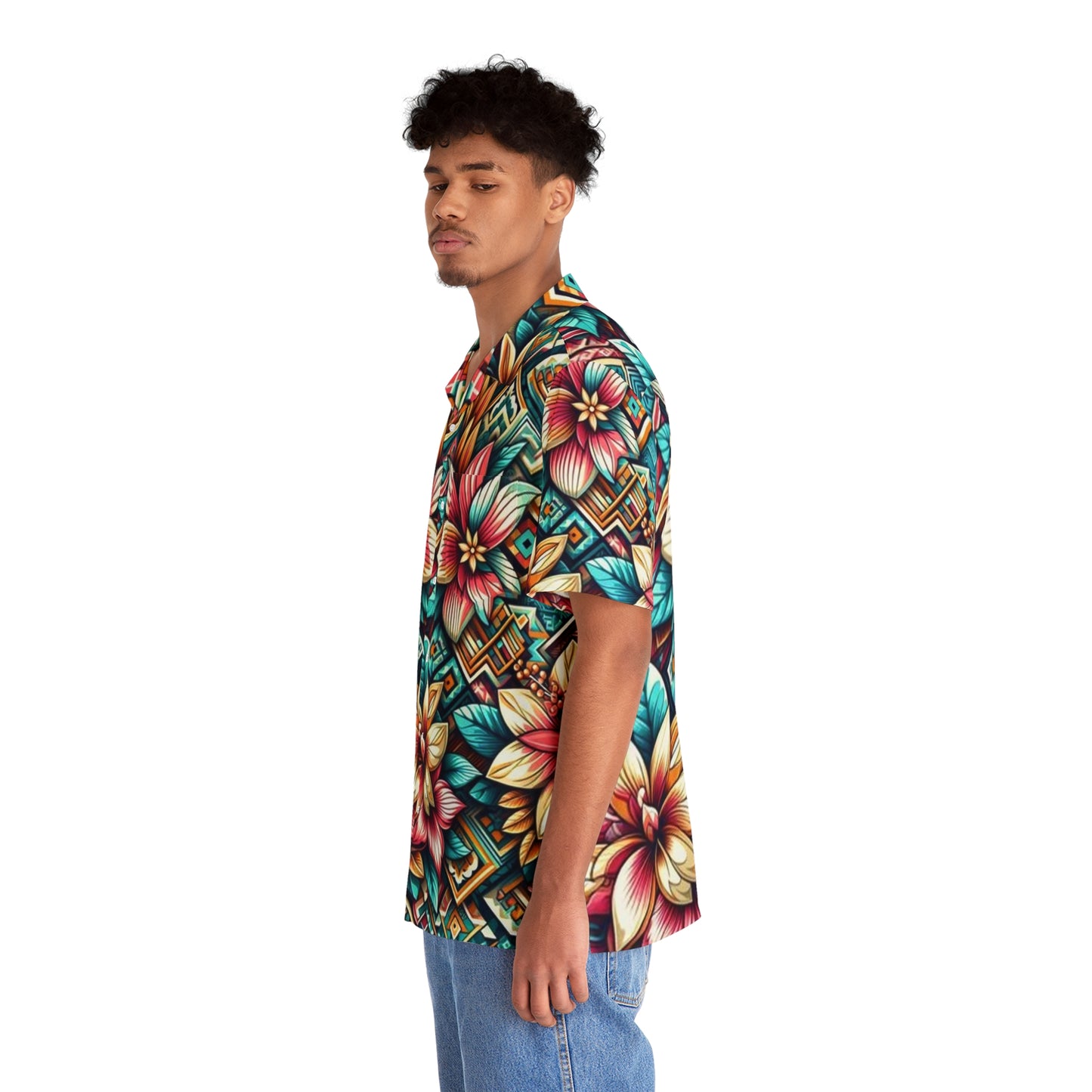 Juicy Clams Men's Hawaiian Shirt (1160)