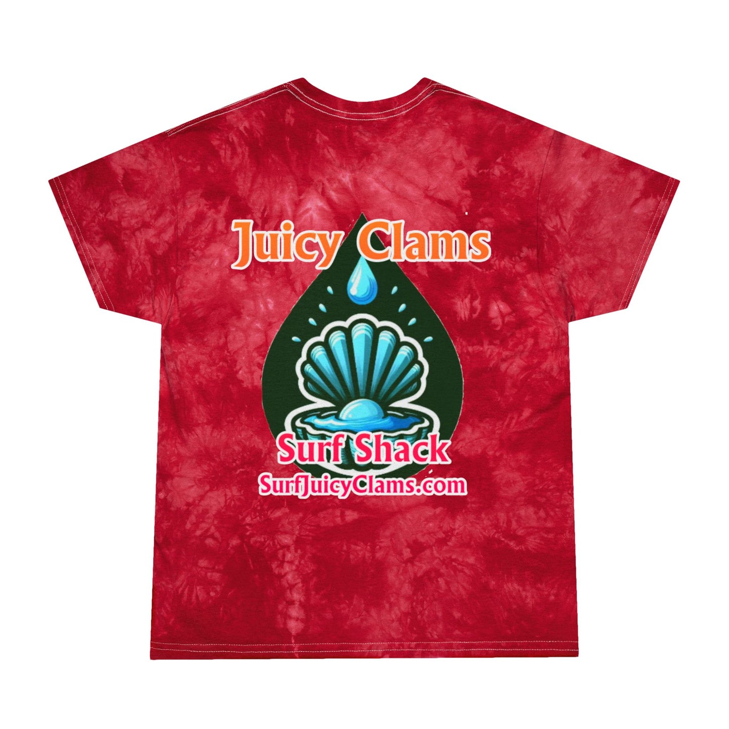 Juicy Clams Unisex Logo Crystal Tie-Dye T-Shirt (A015)