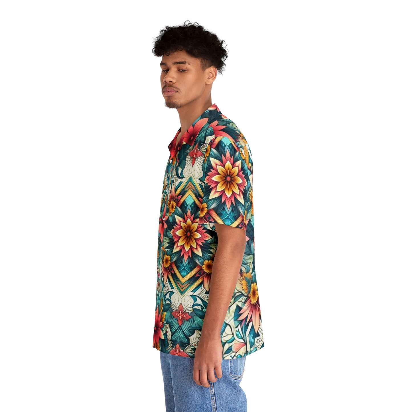 Juicy Clams Men's Hawaiian Shirt (1026)