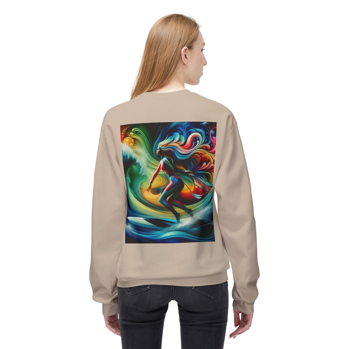 Juicy Clams Unisex Midweight Fleece Crewneck Sweatshirt (D005)