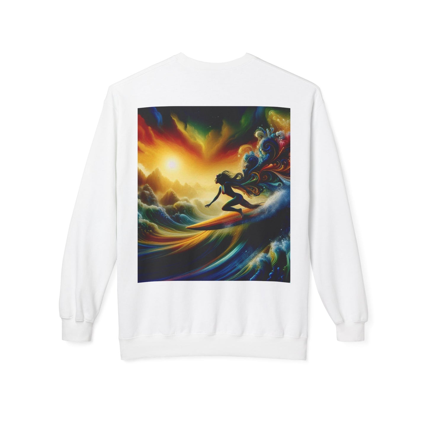 Juicy Clams Unisex Midweight Fleece Crewneck Sweatshirt (D012)