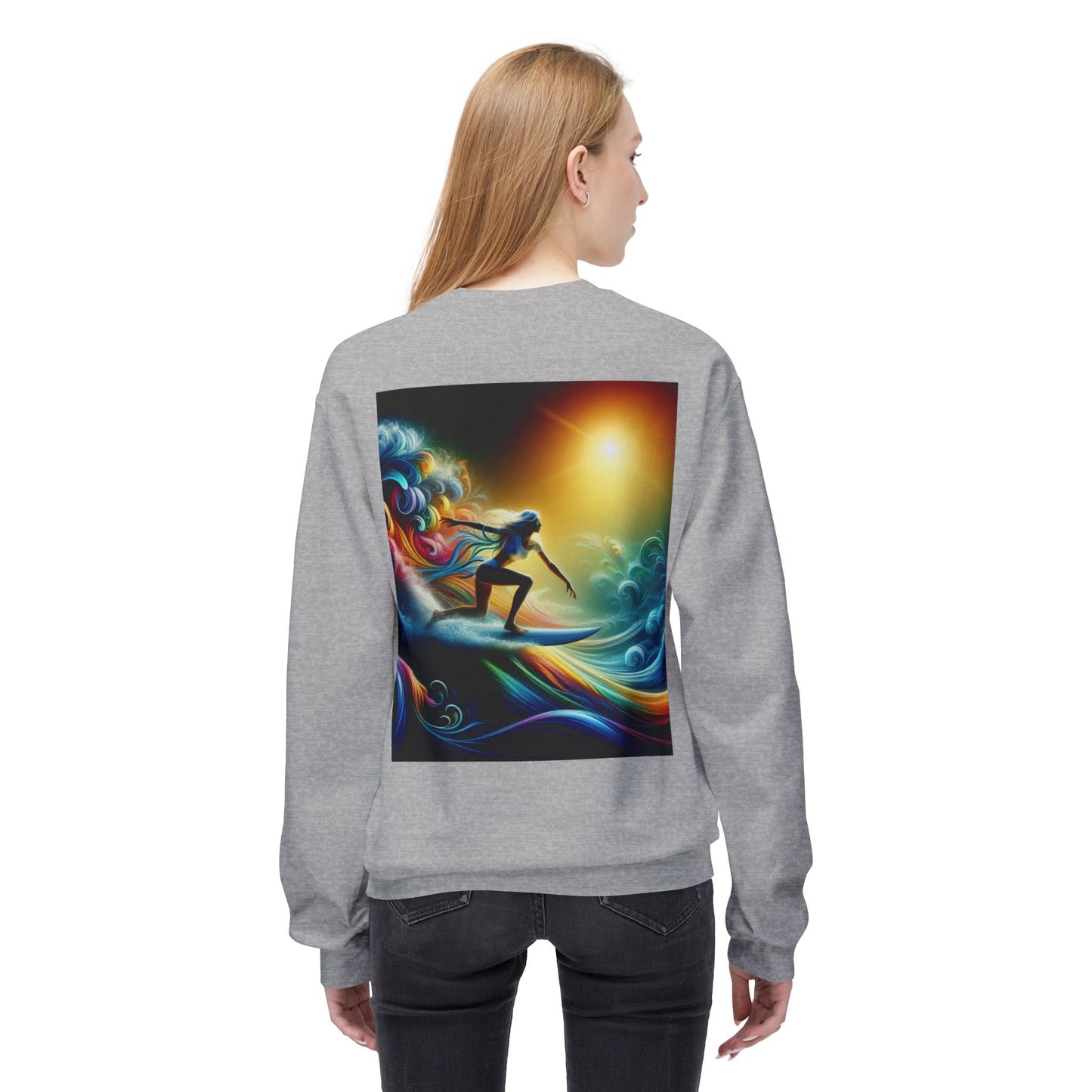 Juicy Clams Unisex Midweight Fleece Crewneck Sweatshirt (D025)