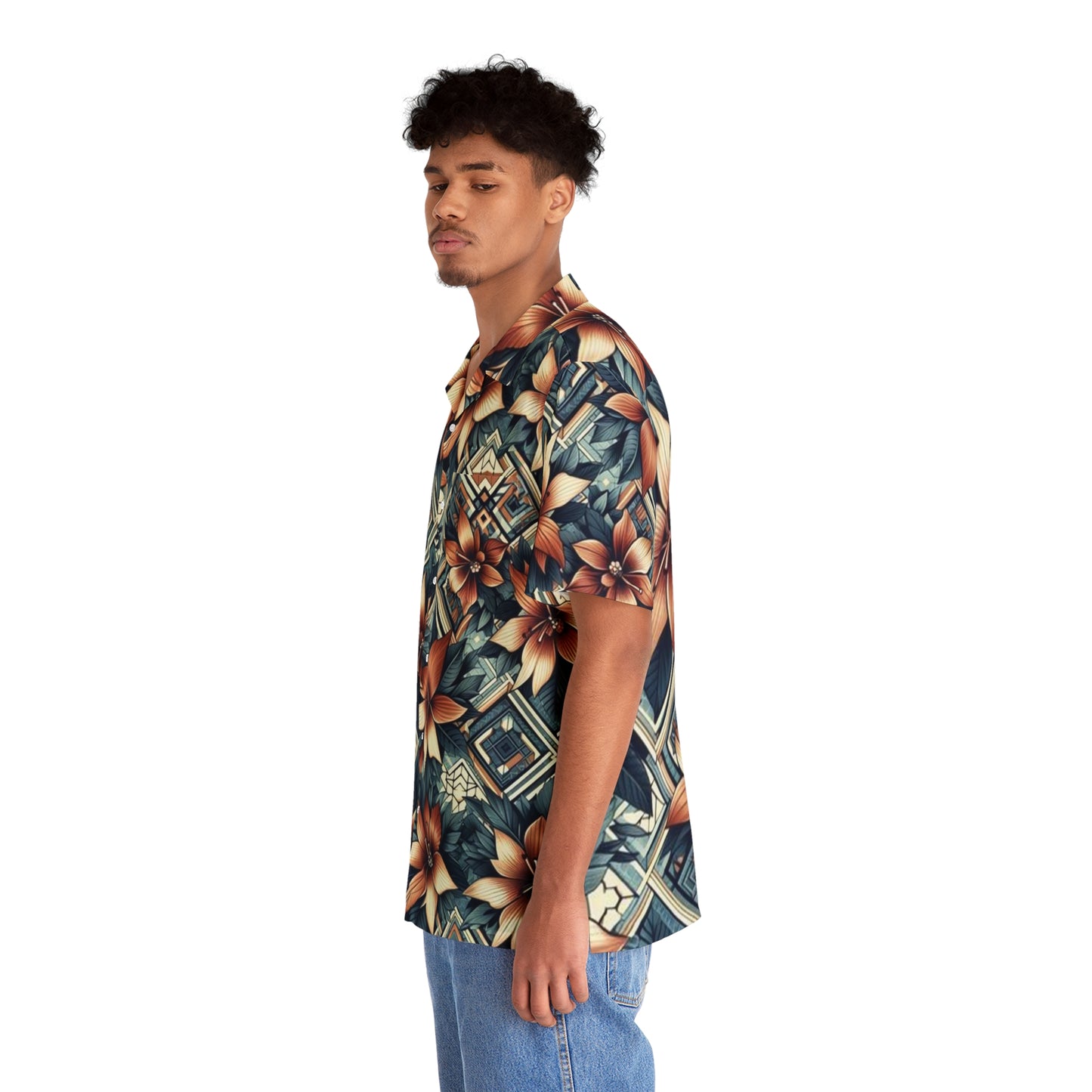 Juicy Clams Men's Hawaiian Shirt (1167)