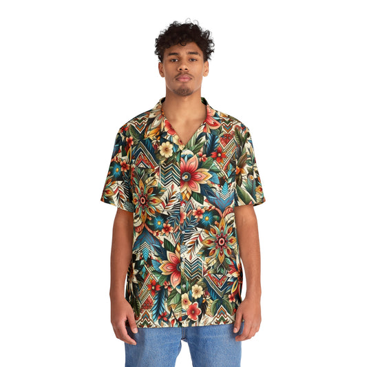 Juicy Clams Men's Hawaiian Shirt (1155)