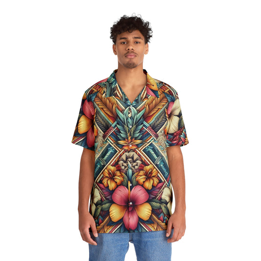 Juicy Clams Men's Hawaiian Shirt (1154)