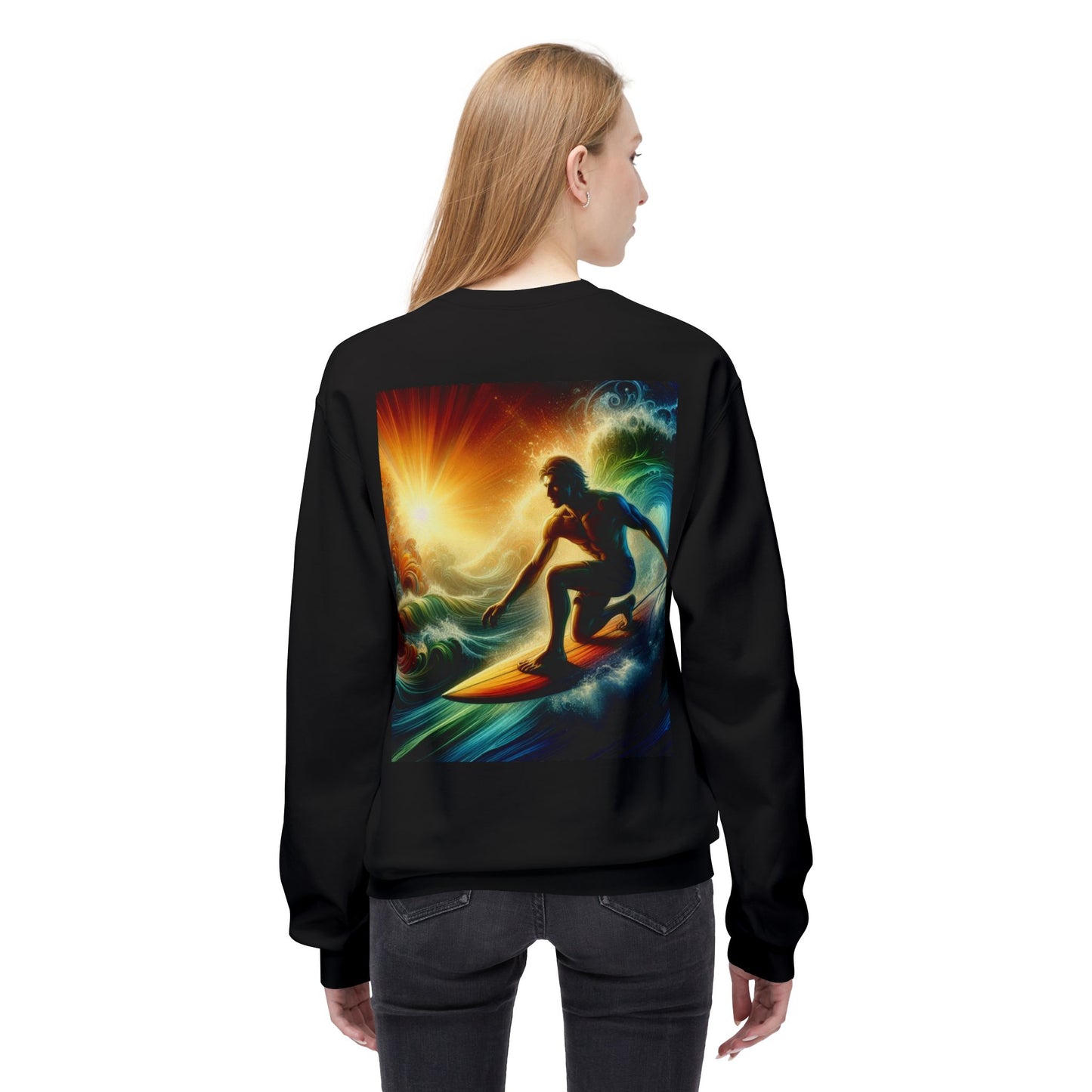 Juicy Clams Unisex Midweight Fleece Crewneck Sweatshirt (D045)