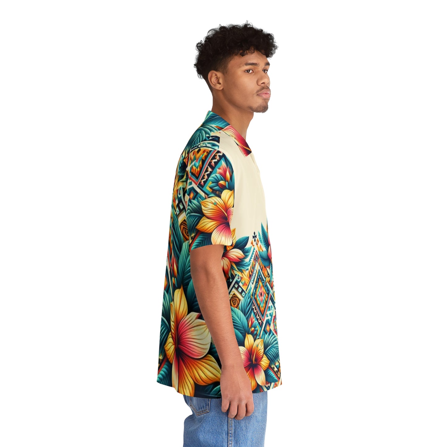 Juicy Clams Men's Hawaiian Shirt (1007)