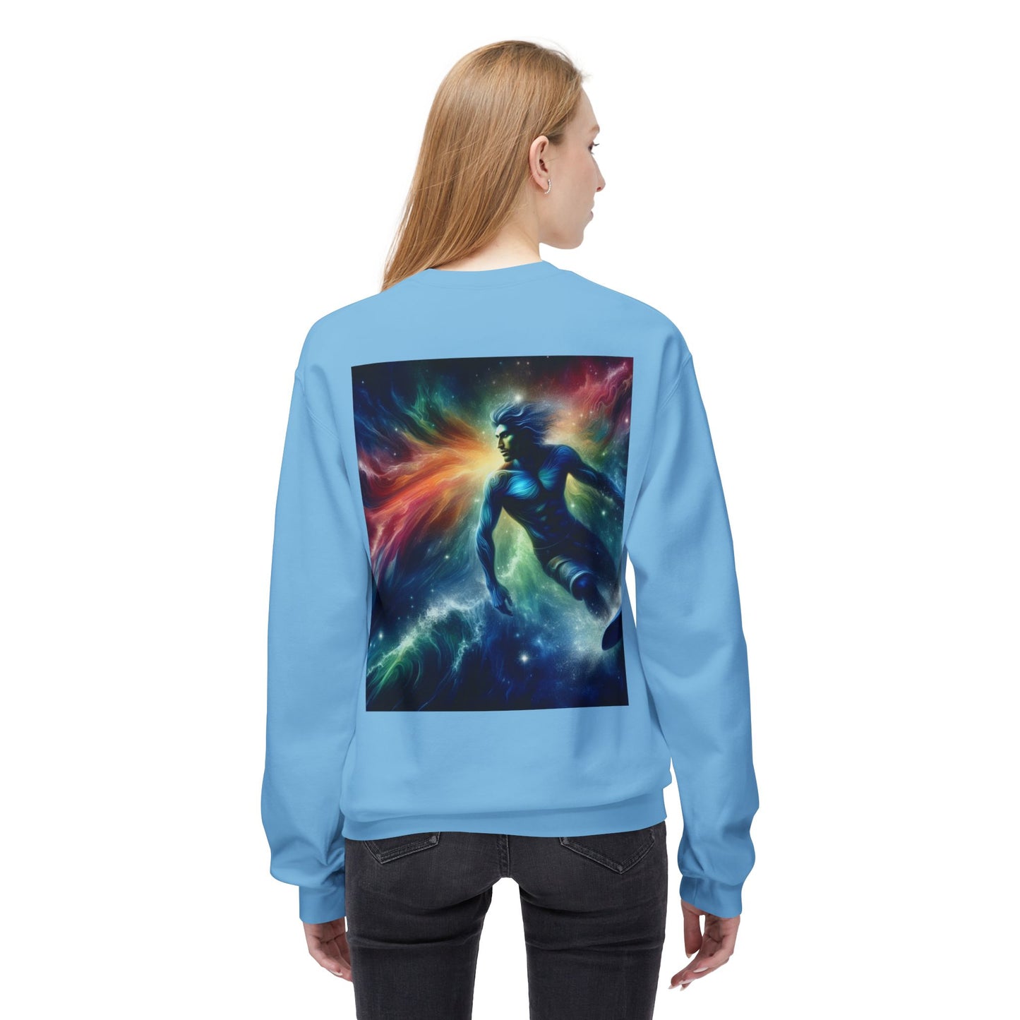 Juicy Clams Unisex Midweight Fleece Crewneck Sweatshirt (D001)