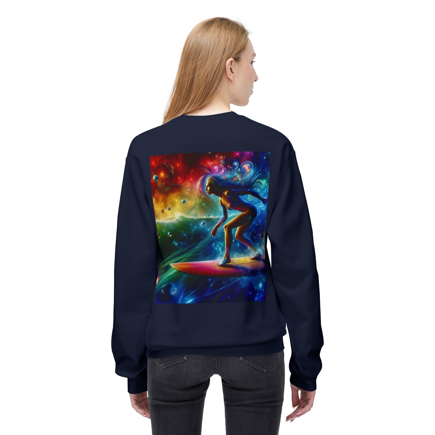 Juicy Clams Unisex Midweight Fleece Crewneck Sweatshirt (D007)