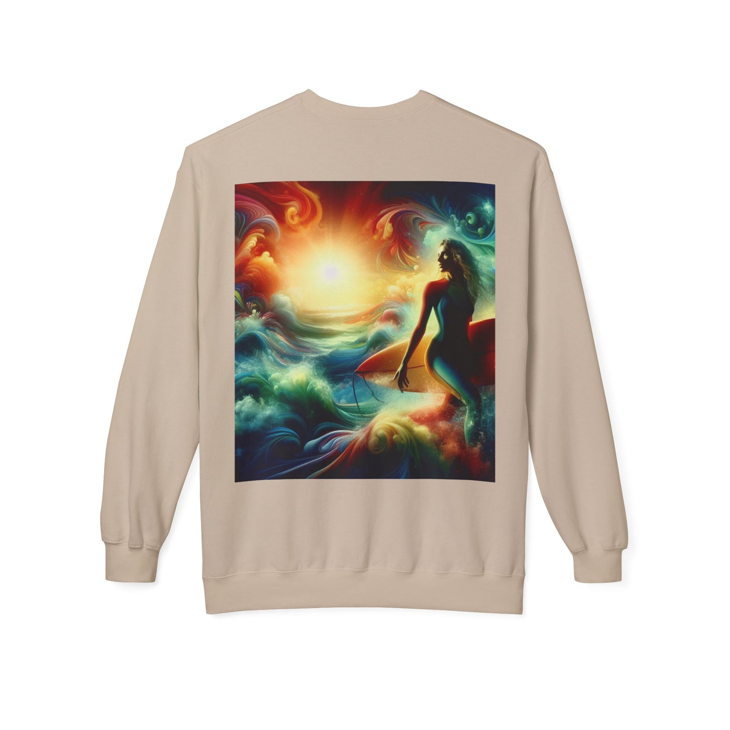 Juicy Clams Unisex Midweight Fleece Crewneck Sweatshirt (D004)