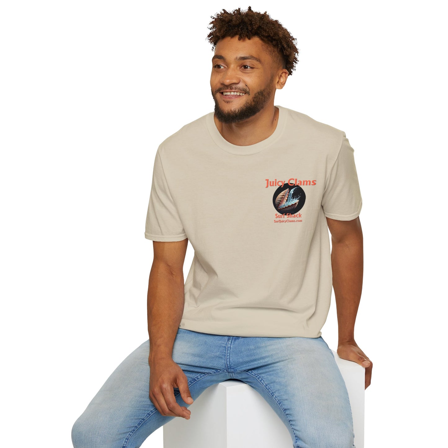 Juicy Clams Unisex Logo T-Shirt (L007)