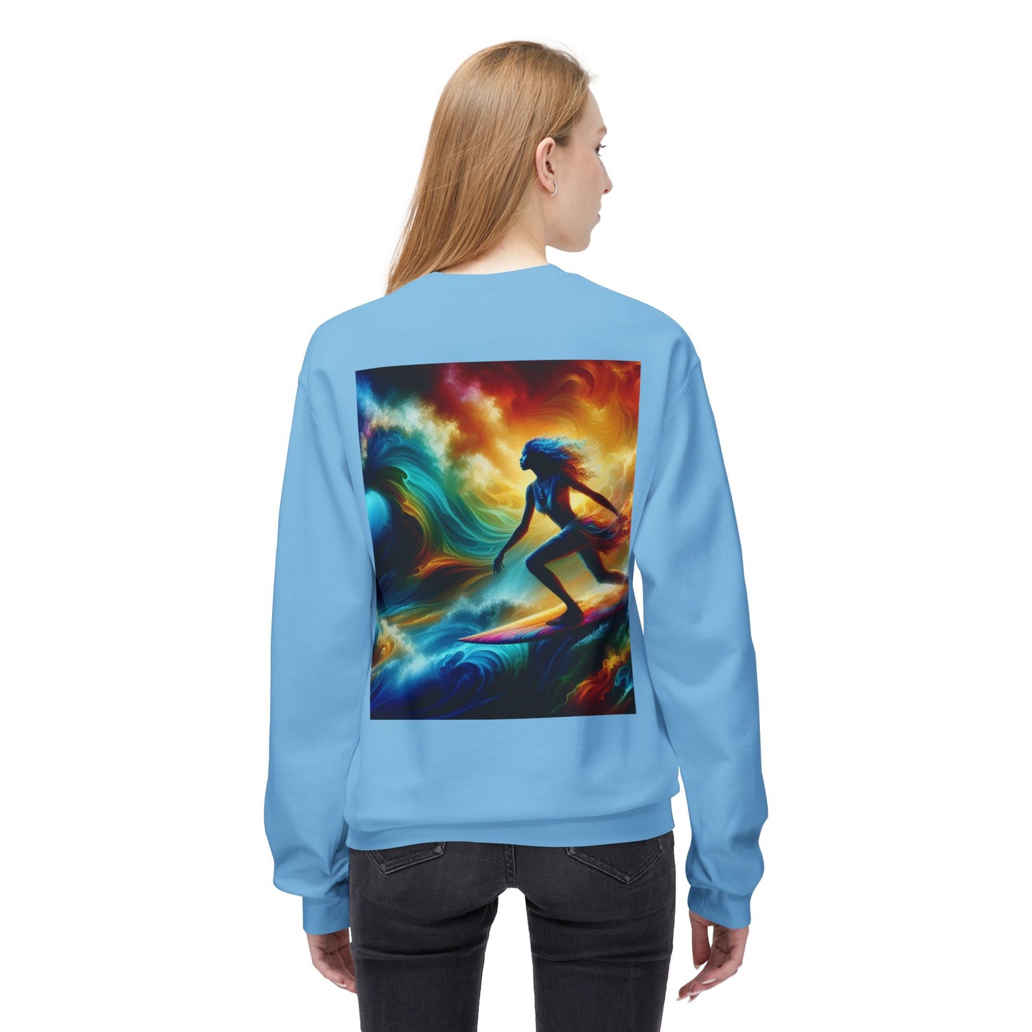 Juicy Clams Unisex Midweight Fleece Crewneck Sweatshirt (D018)