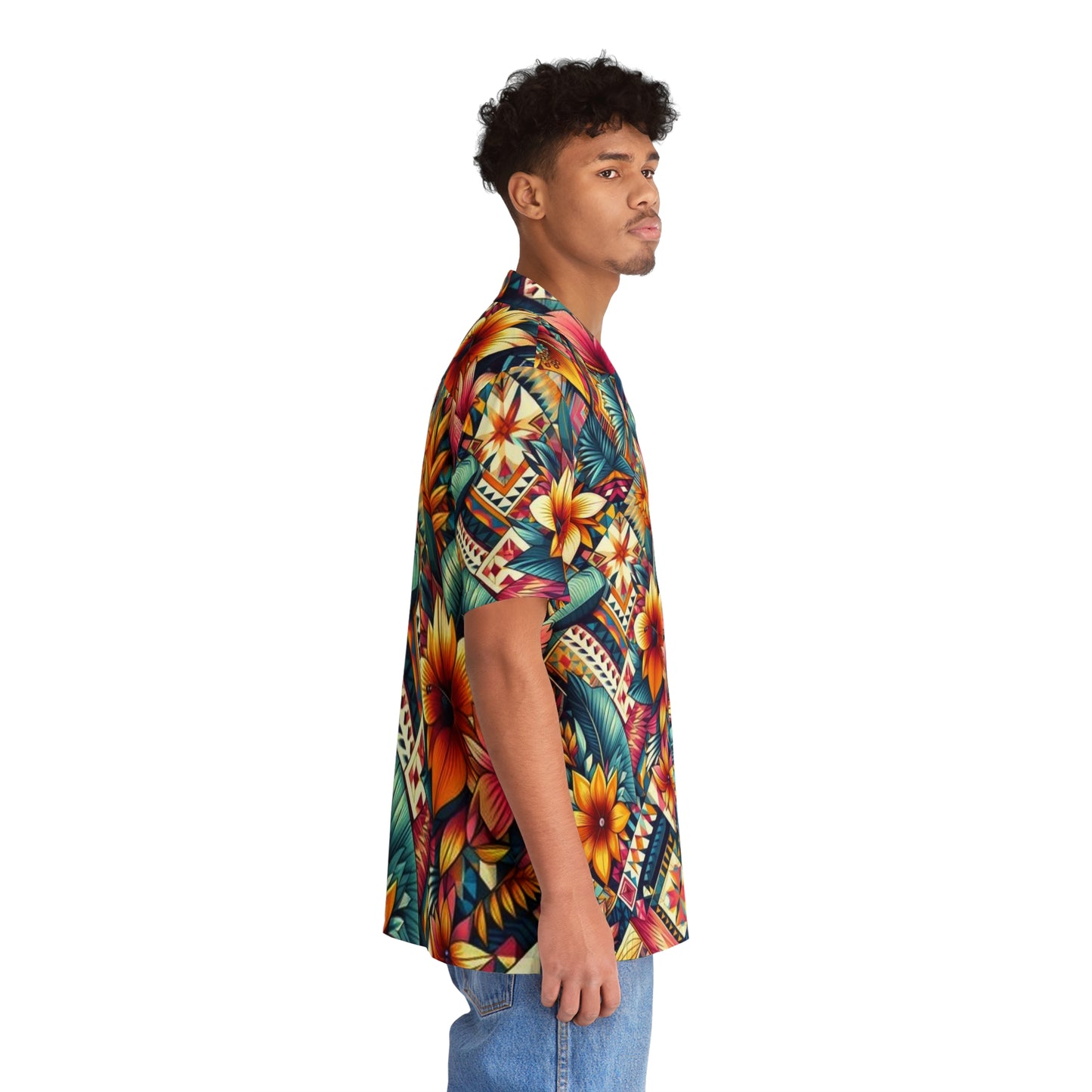 Juicy Clams Men's Hawaiian Shirt (1035)