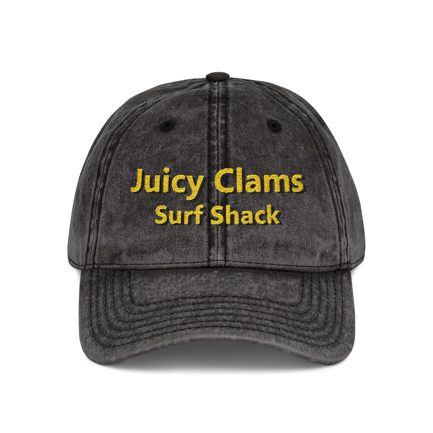 Juicy Clams Embroidered Vintage Cap (E007)