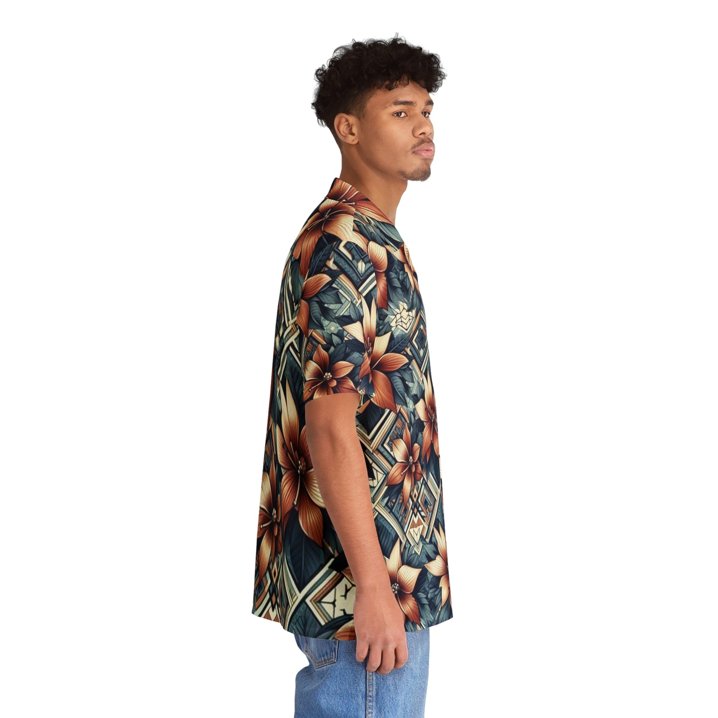 Juicy Clams Men's Hawaiian Shirt (1167)