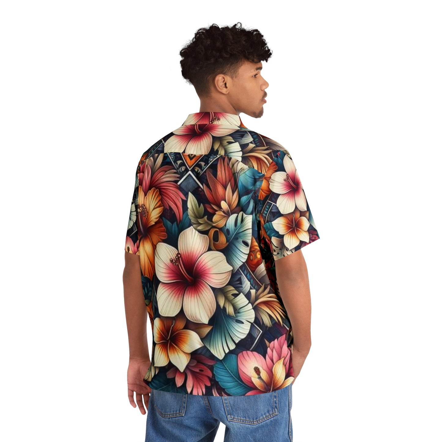 Juicy Clams Men's Hawaiian Shirt (1156)