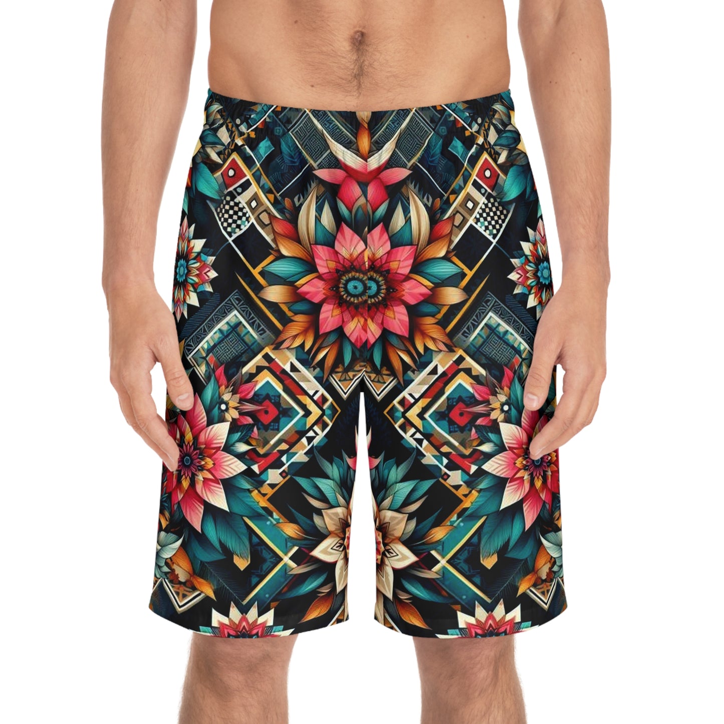 Juicy Clams Men's Board Shorts (H065)