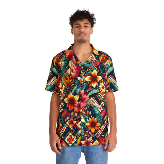 Juicy Clams Men's Hawaiian Shirt (1035)
