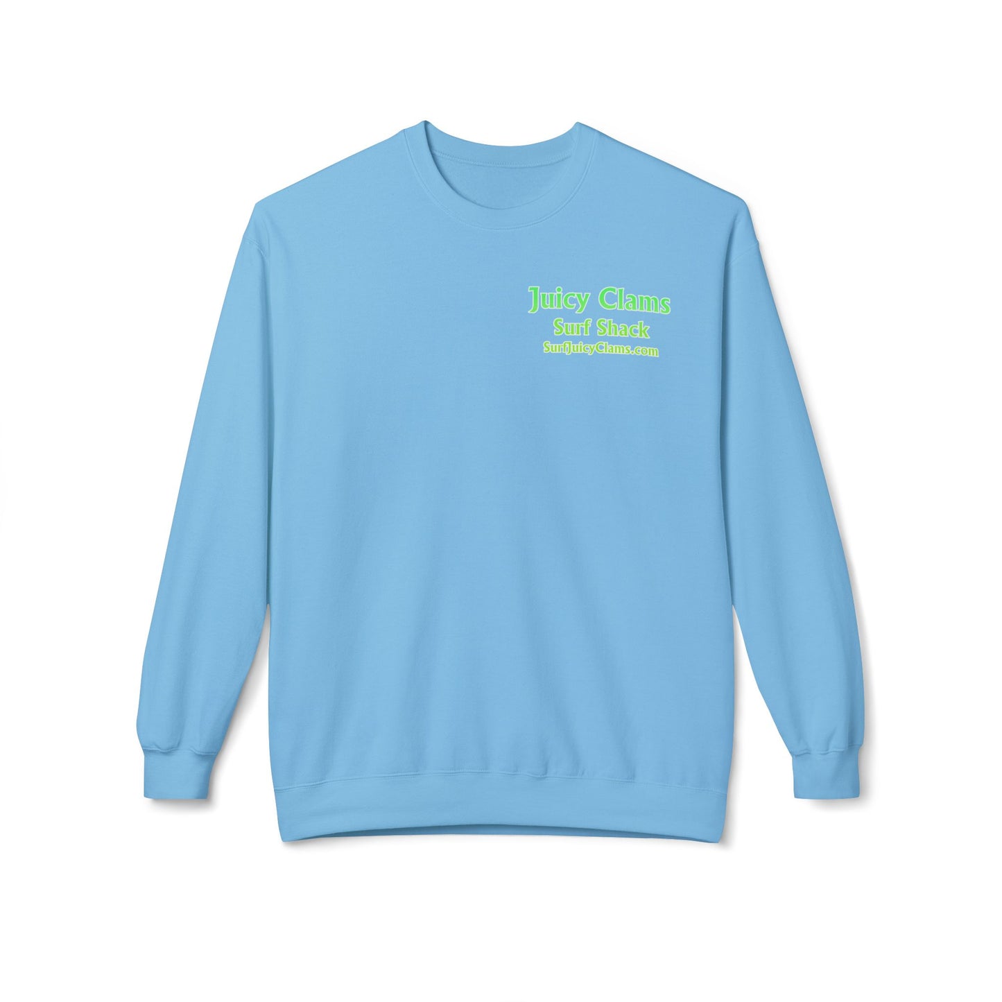 Juicy Clams Unisex Midweight Fleece Crewneck Sweatshirt (D006)