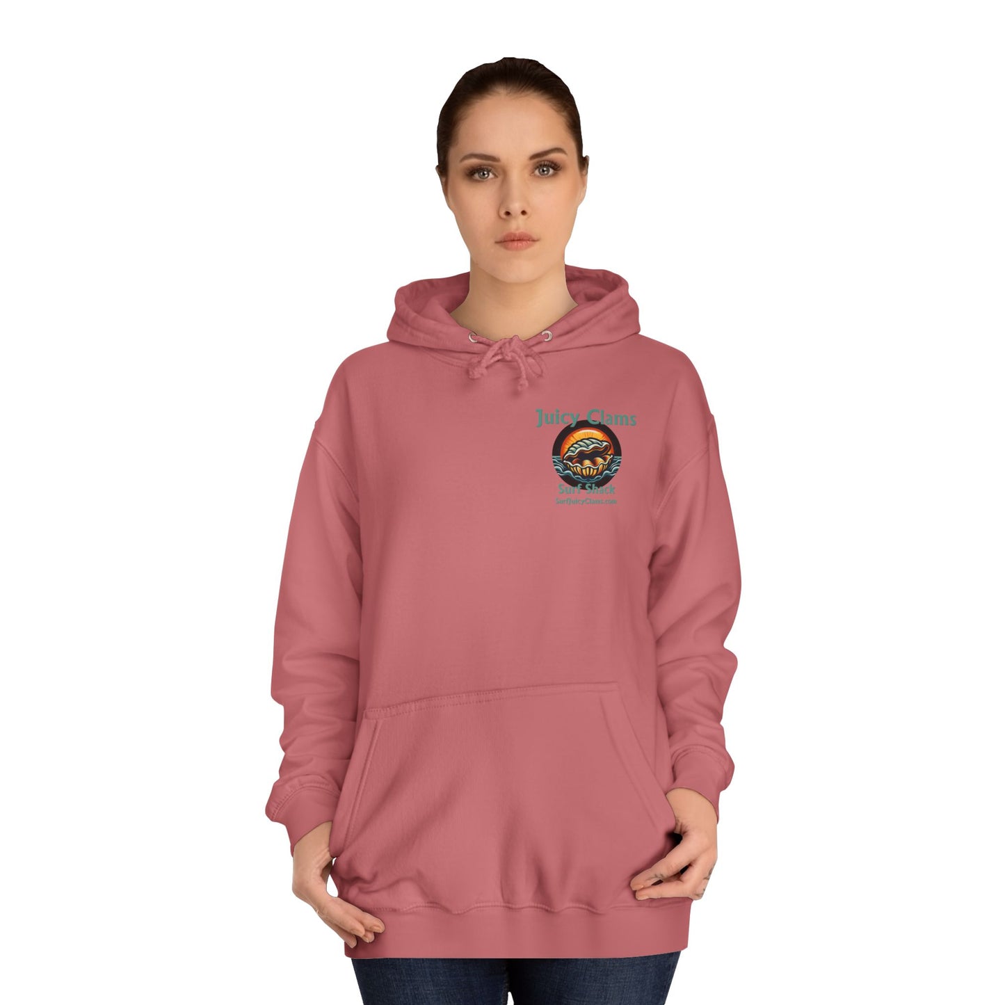 Juicy Clams Unisex College Hoodie (L002)