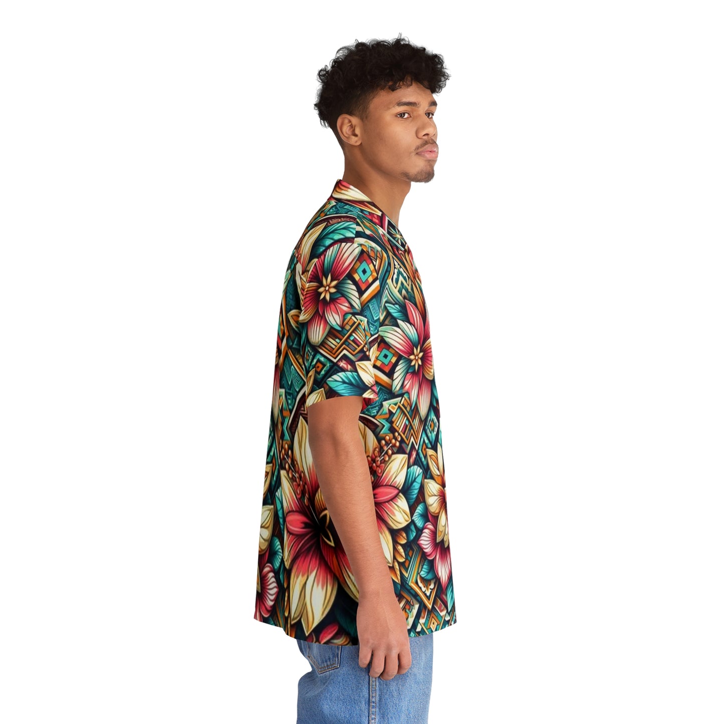 Juicy Clams Men's Hawaiian Shirt (1160)