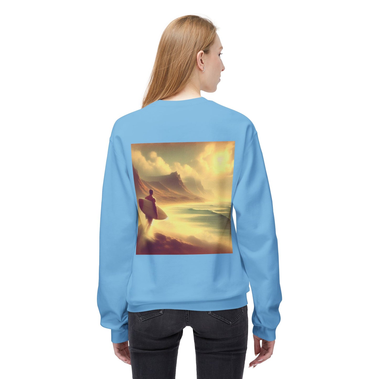 Juicy Clams Unisex Midweight Fleece Crewneck Sweatshirt (V047)