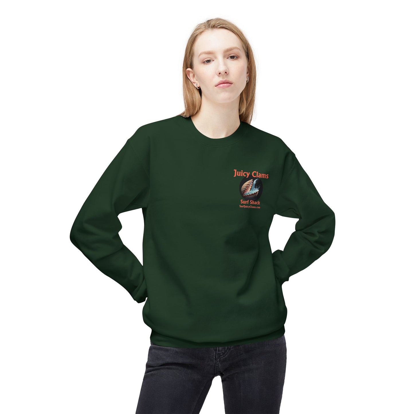 Juicy Clams Unisex Midweight Sweatshirt (A011)