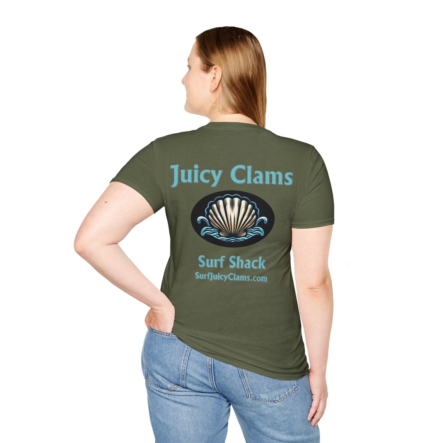 Juicy Clams Unisex Logo T-Shirt (L003)