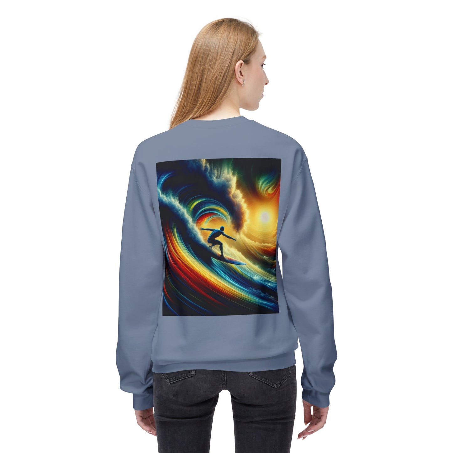 Juicy Clams Unisex Midweight Fleece Crewneck Sweatshirt (D023)