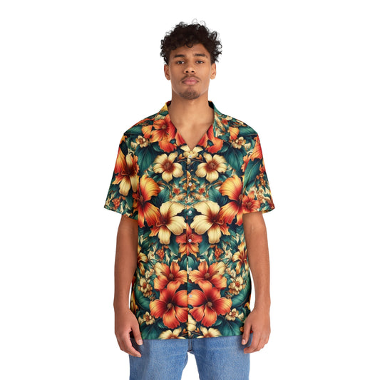 Juicy Clams Men's Hawaiian Shirt (1089)