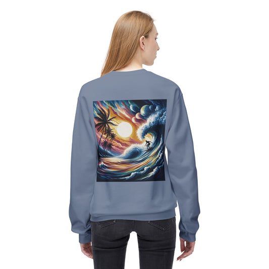 Juicy Clams Unisex Midweight Fleece Crewneck Sweatshirt (V035)