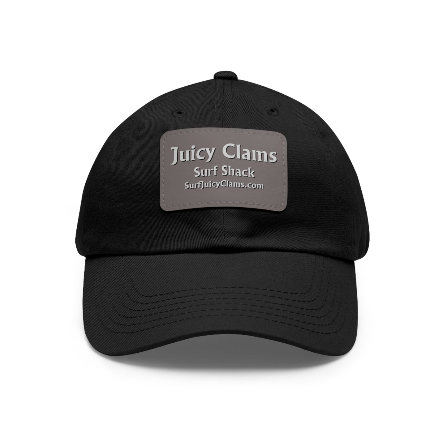 Juicy Clams Ball Cap with Grey Patch