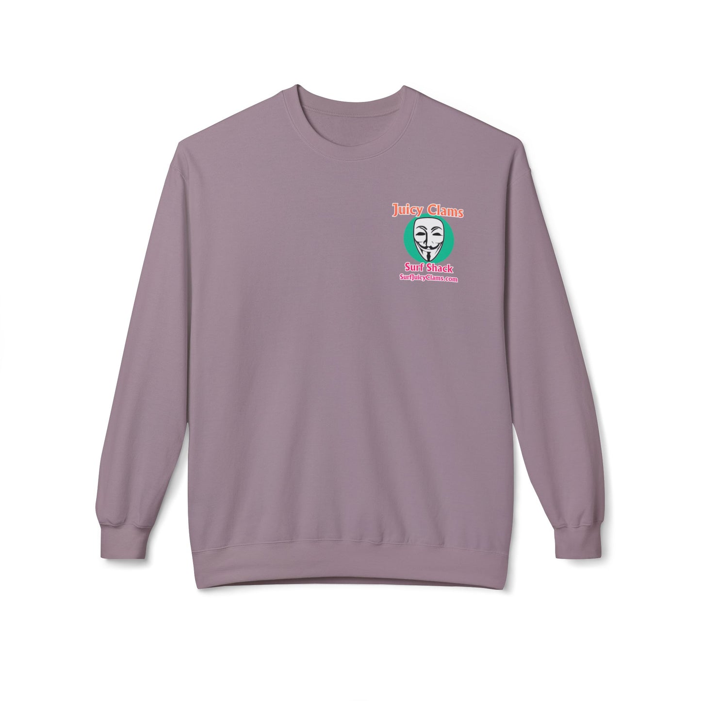 Juicy Clams Unisex Midweight Fleece Crewneck Sweatshirt (L030)