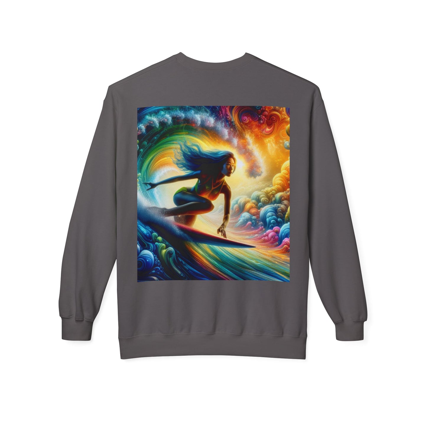 Juicy Clams Unisex Midweight Fleece Crewneck Sweatshirt (D021)