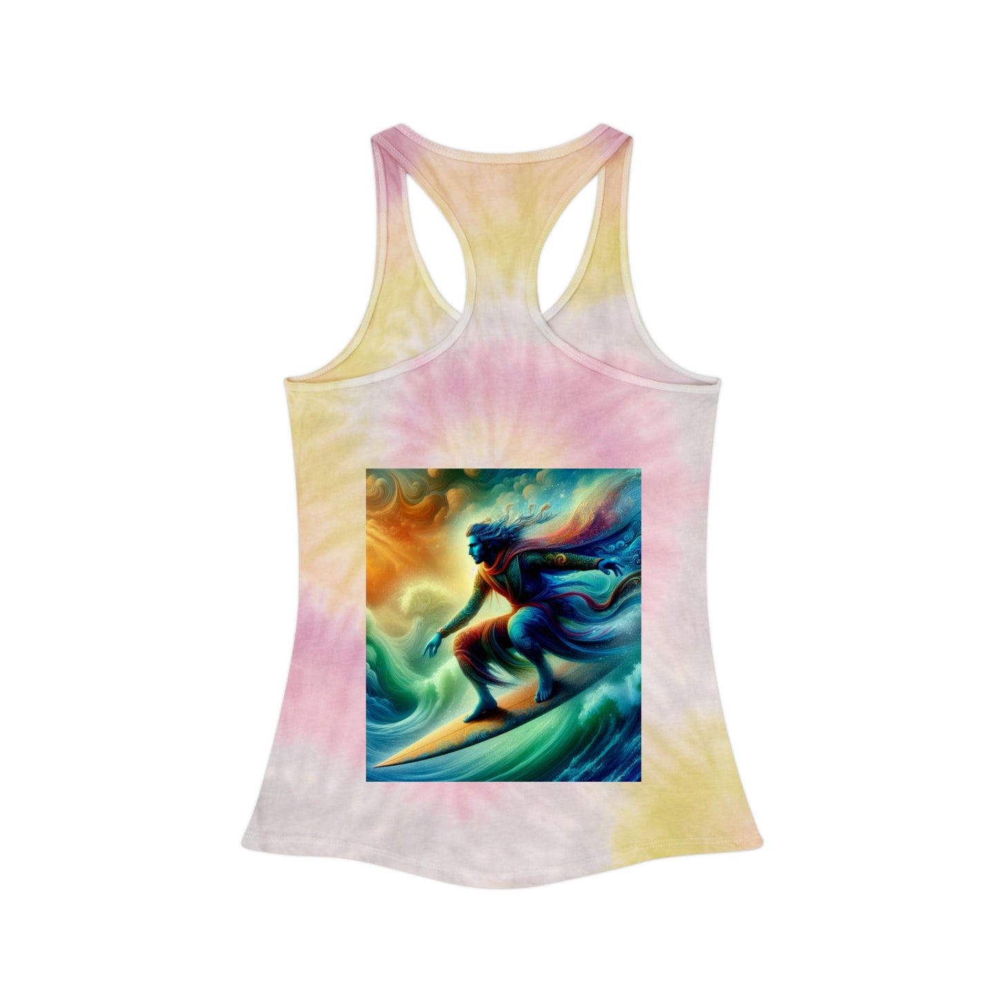 Juicy Clams Tie Dye Racerback Tank Top (D029)