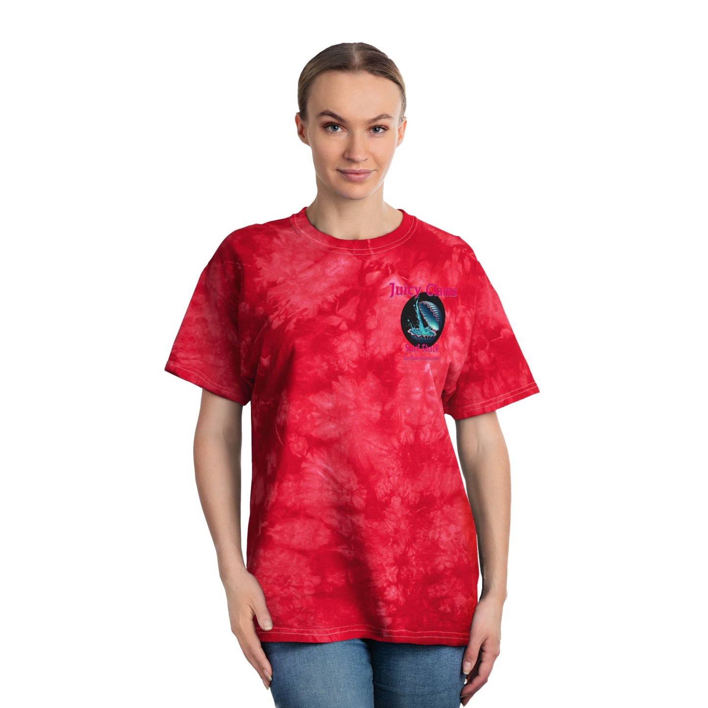 Juicy Clams Tie-Dye Crystal Tee (L010)