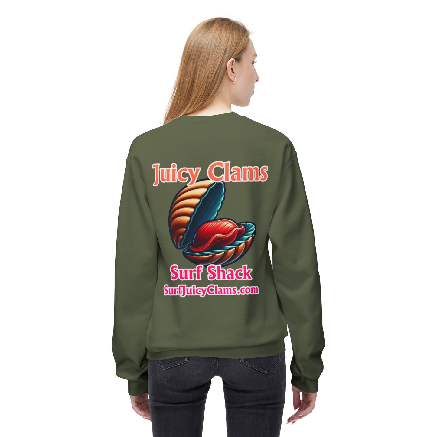 Juicy Clams Unisex Midweight Sweatshirt (A024)