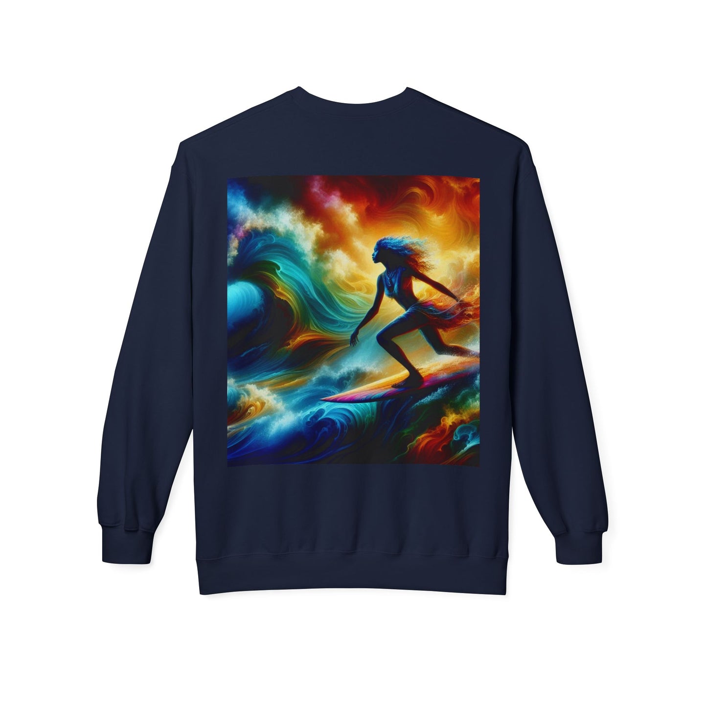 Juicy Clams Unisex Midweight Fleece Crewneck Sweatshirt (D018)